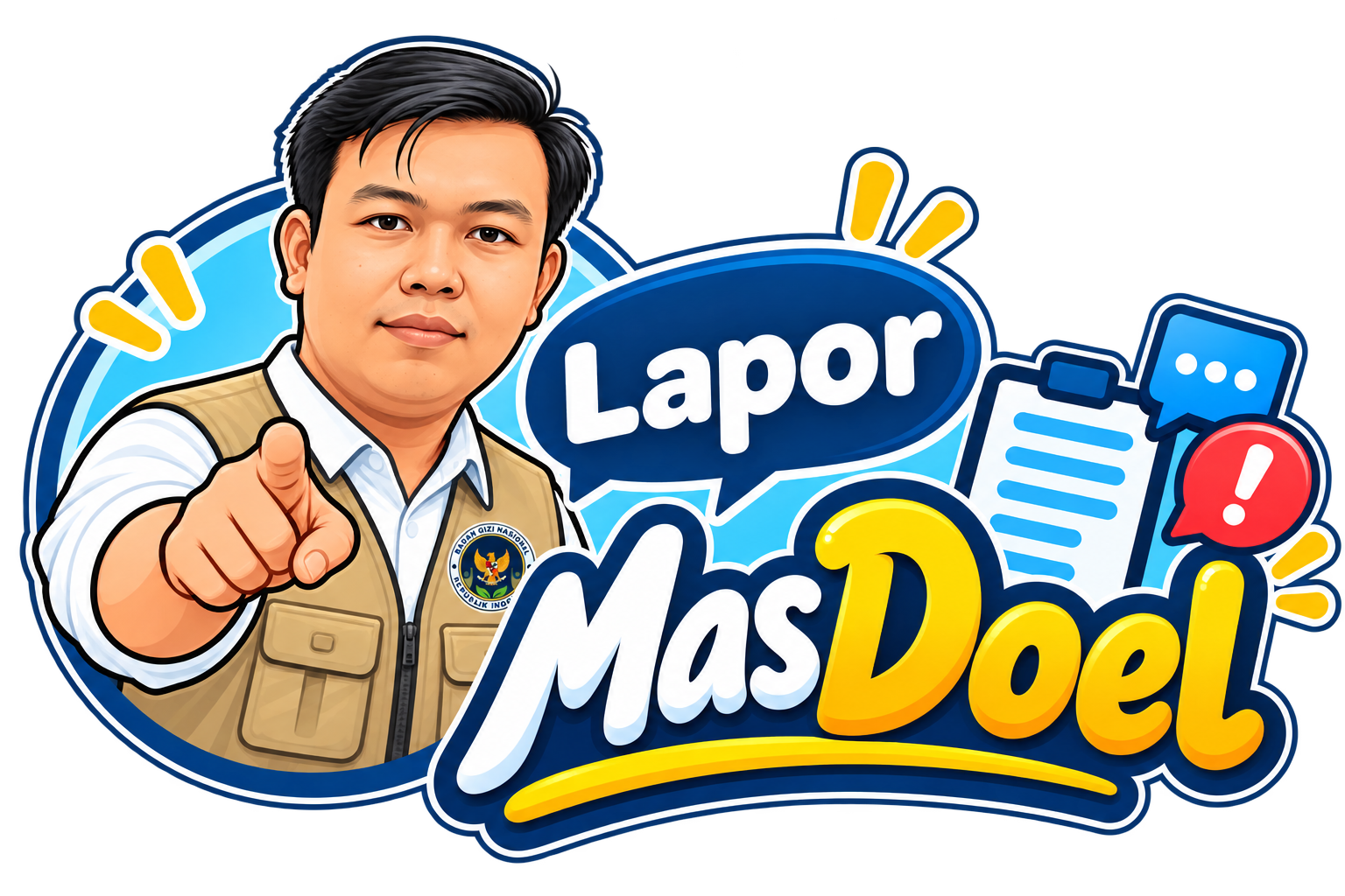 Logo Lapor Mas Doel